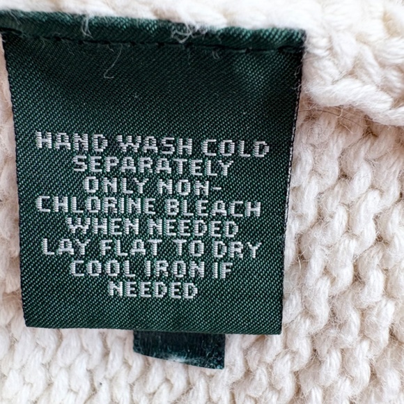 LRL Ralph Laurent Boat-Neck Intarsia Sweater Womens L 100% Cotton - Picture 10 of 11